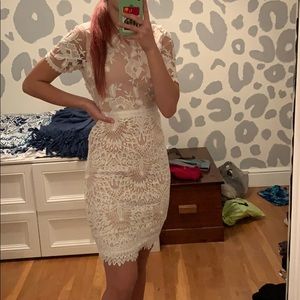 White Homecoming dress